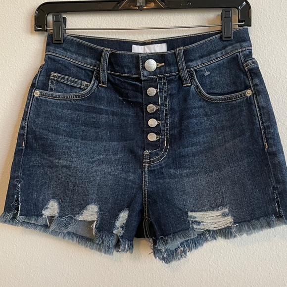 Current/Elliott Ultra High-Waist Denim Shorts - Picture 3 of 6